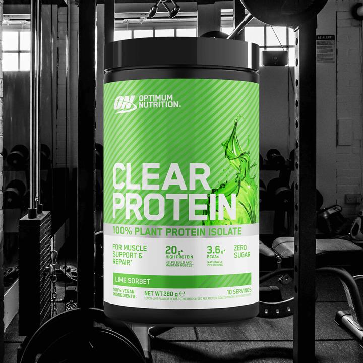 Immagine prodotto Optimum Nutrition Proteine vegane trasparenti di (Calce, sorbetto, 1 pz., 280 g)