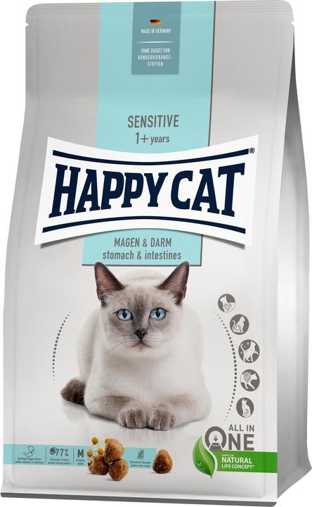 Actual product image Happy Cat Dry Food Supreme Sensitive Stomach & Bowel, 1.3 kg (Adult, 1 pcs., 1300 g)