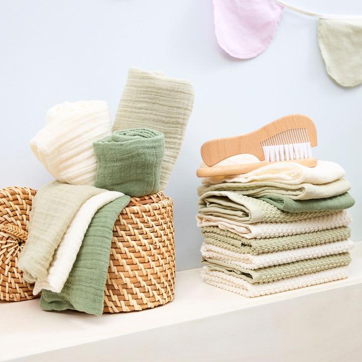 Productafbeelding Meyco pre-washed musselin mullwindeln (70 cm, 70 cm)