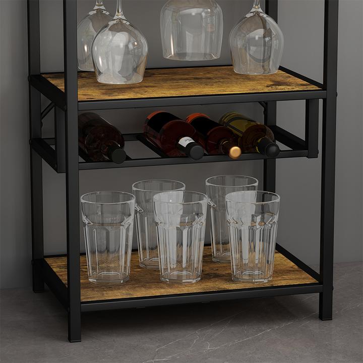Produktbild Vichy Weinregal Vela, Eiche rustikal, mit Glashalter