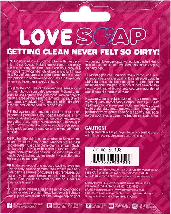 Image du produit S-Line - Soaps Heart Soap - Lave-moi (Divers)