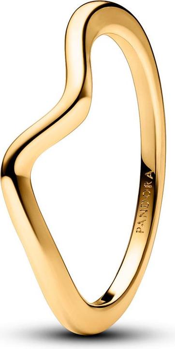 Produktbild Pandora Vergoldeter Polierte Welle Ring (54)