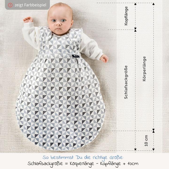 Produktbild Alvi Baby-Ganzjahresschlafsack Mäxchen Aqua Dot 3-tlg. Gr. 56/62 (62 cm)