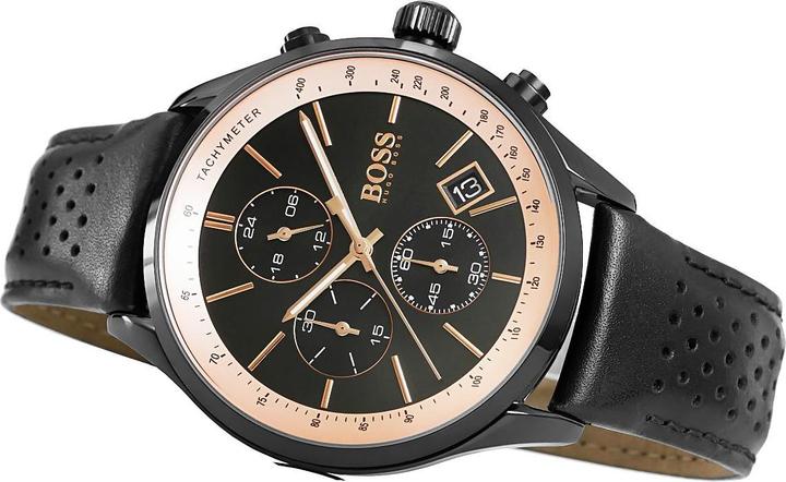 Produktbild Hugo Boss Herren Grand Prix 1513550 + BOX (Chronograph, 215 mm)