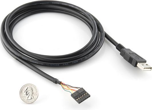Actual product image SparkFun FTDI cable 5V VCC 3.3V I/O