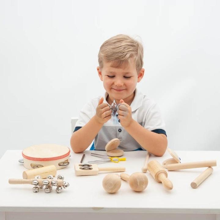 Produktbild TickiT Percussion Set (16 Teile) (Deutsch, Französisch, Italienisch, Englisch)