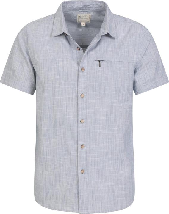 Actual product image Mountain Warehouse Mens Coconut Slub Short-Sleeved Shirt (S)