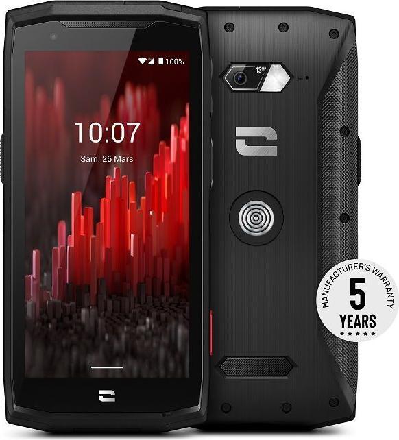 Actual product image Crosscall Core M5 (64 GB, Black, 4.95", Dual SIM, 13 Mpx, 4G)