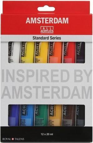 Produktbild Amsterdam Acrylfarbe Starter Set (Mehrfarbig, 20 ml)