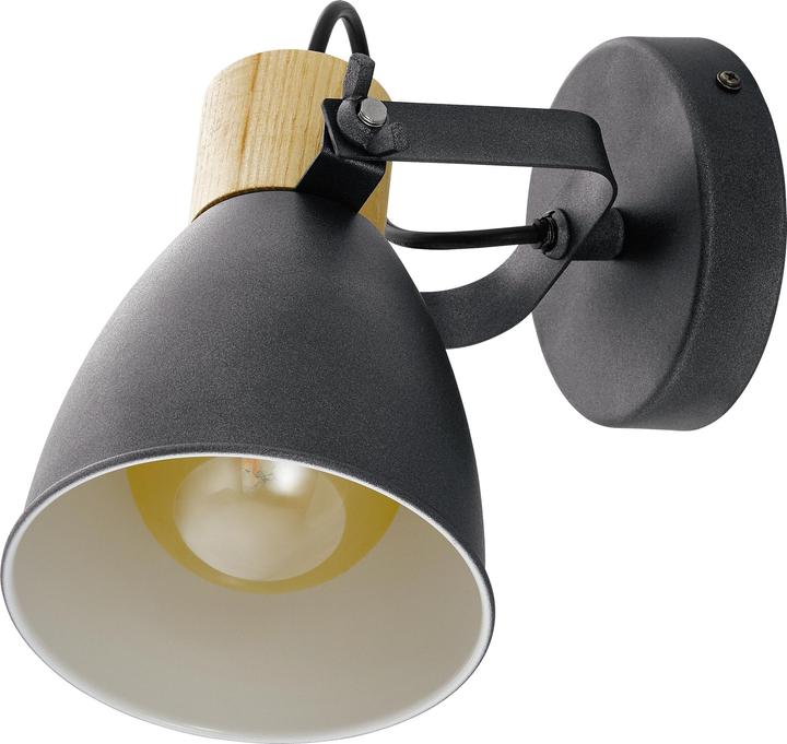 EGLO Aufbauspot COSWARTH 1x E27, Anthrazit/Creme (E27)