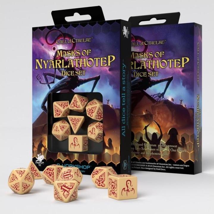 Image du produit Q Workshop SCTX1N - Appel de Cthulhu : Masques de Nyarlathotep, Jeu de dés (7)