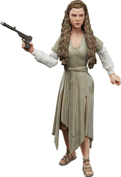 Actual product image Hasbro The Black Series Leia (Ewok Village), 15 cm grosse Figur zu Star Wars: Die Rückkehr der Jed