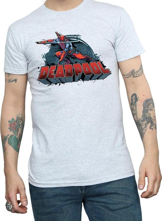 Produktbild Deadpool Sword Logo TShirt (L)