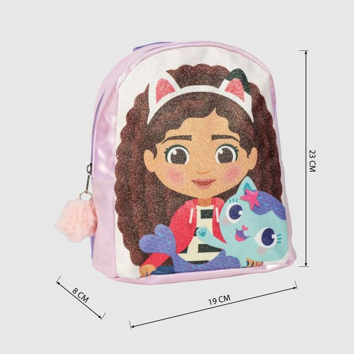 Actual product image Gabby's Dollhouse Casual backpack Pink 19 x 23 x 8 cm