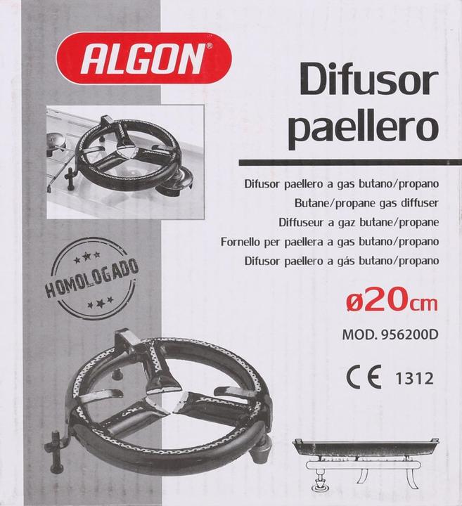 Produktbild Algon 20 cm Paellero Diffusor Butan / Propangas