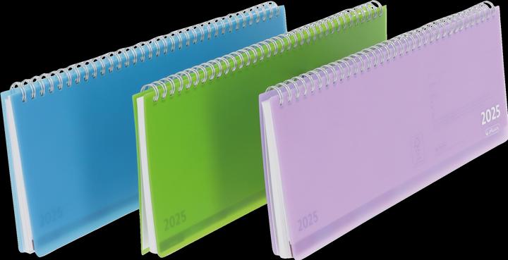 Produktbild Herlitz Schreibtischkalender transluz. 2025 m. Registerschn., Querformat, f.s.