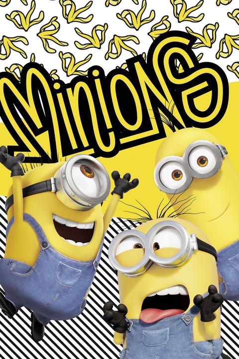 Produktbild NoName Minions Fleecedecke Banana Kuscheldecke 100 x 150 cm weiche Decke (100 x 150 cm)