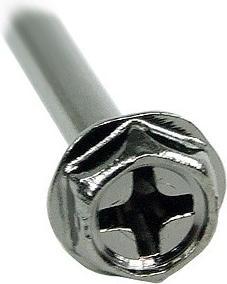 Actual product image Phobya Screw UNC 6-32 x 40 cross (4xpcs) black nickel