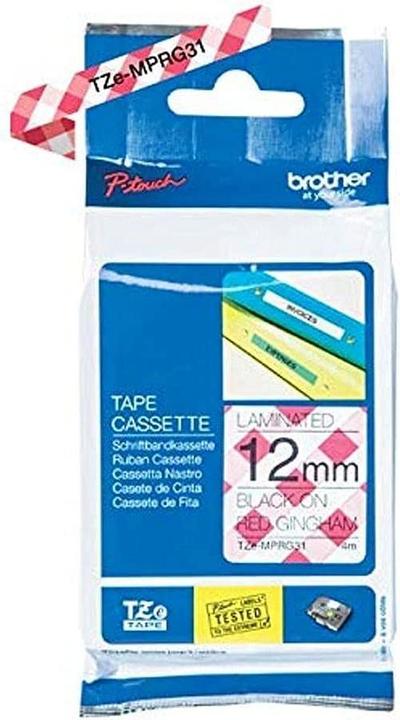 Brother Tze-Mprg31 (1.20 cm, Red, Black, White)