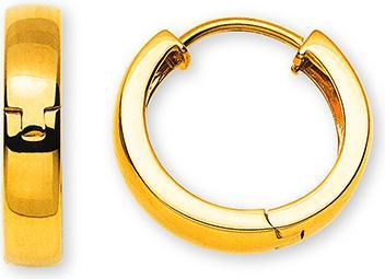 Natsumi Schmuck Klappcreolen Gelbgold 18K/750 Ø 16.7mm (750/18 K Gelbgold)