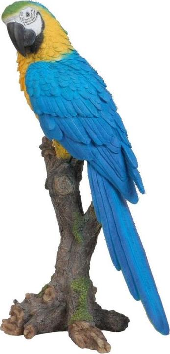 Actual product image Decoration figure macaw parrot yellow (48 x 39 x 77 cm)