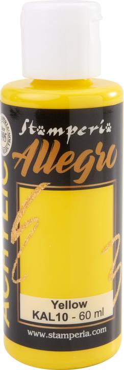 Image du produit Stamperia Allegro Acrylic", 60 ml (Jaune, 60 ml)