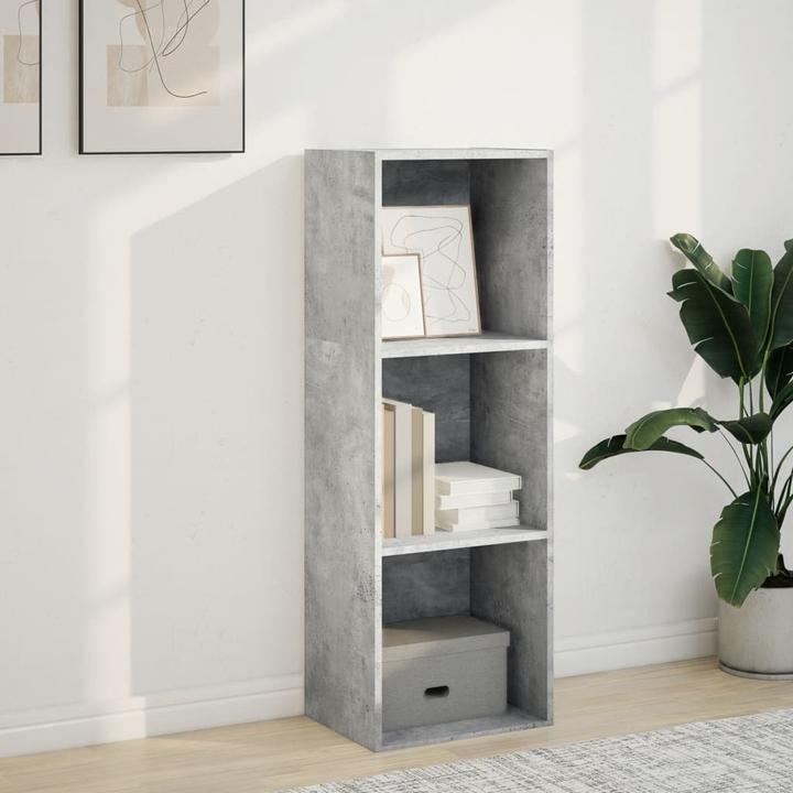 Immagine prodotto VidaXL Bücherregal Standregal Büroregal Aktenregal Aufbewahrungsregal Betongrau (30 x 40 x 114 cm)