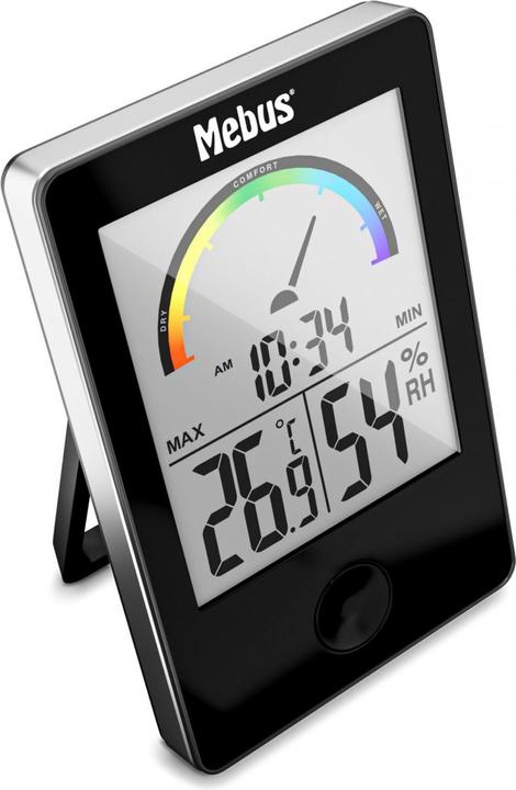 Actual product image Mebus 40929 Thermo-Hygrometer black