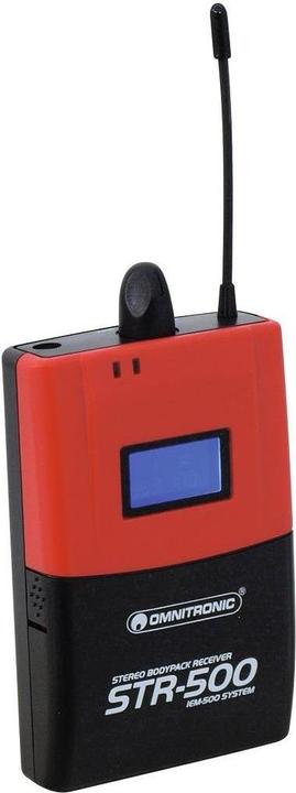 Actual product image Omnitronic STR500 Pocket receiver IEM (Screen protective film)
