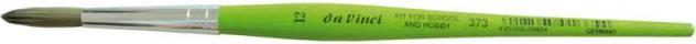 da Vinci Pinceau vert clair rond série 373 taille 4 (4 mm)