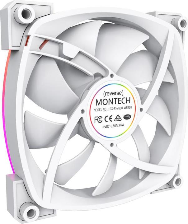 Produktbild Montech RX140 PWM - weiss (140 mm, 1 x)