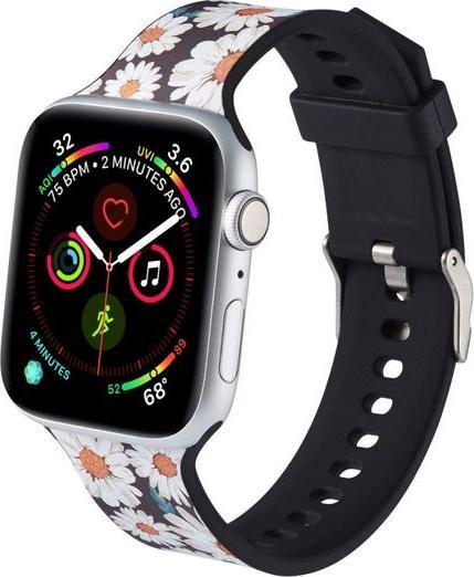 Image du produit MU Style BO Bracelet en silicone avec sujet (45 mm, 44 mm, 42 mm, Silicone)