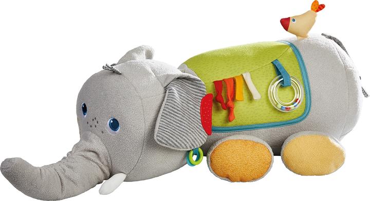 Actual product image Haba Discovery animal elephant (German, French, Italian, English)