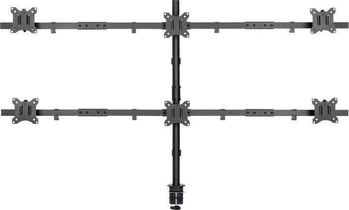 Image du produit SpeaKa Professional SP-MM-1010 1 Stück Monitorhalterung 43,2 cm (17") - 81,3 cm (Tables, 32.01")