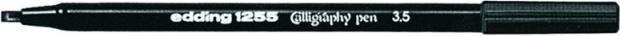 Edding Filzstift 1255 Kalligraphie 5mm schwarz (Schwarz, 6 mm, 1 x)