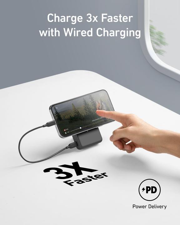 Productafbeelding Anker Powerbank 10.000 mAh, zwart (10000 mAh, 20 W, 37 Wh)