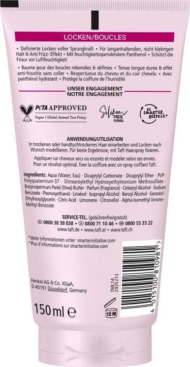 Actual product image Taft Locken Styling Balm (Hair cream, 150 ml)