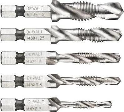 Actual product image DeWalt Gewindebohrer- und Bohrerset