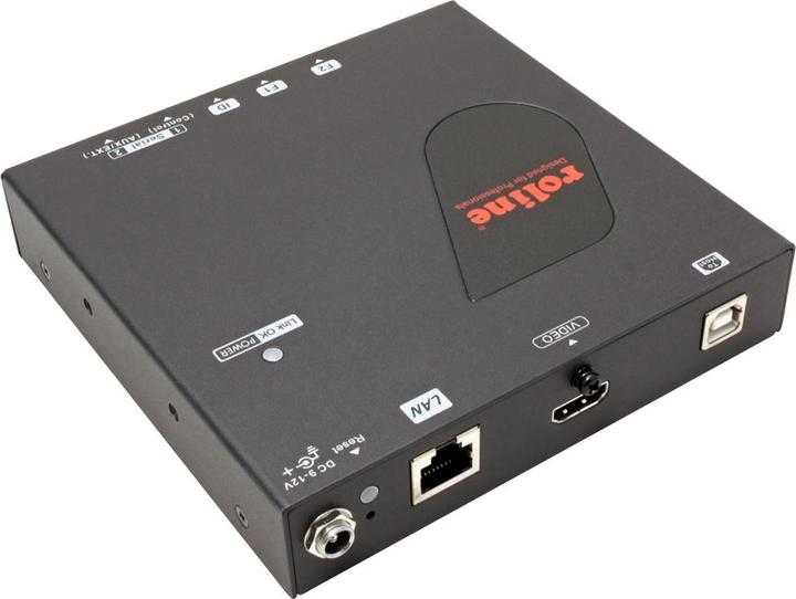 Roline Émetteur d'extension HDMI+USB/Gigabit