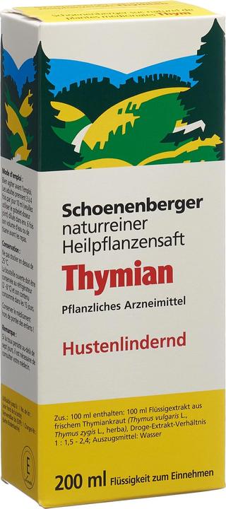 Schönenberger Thymian Heilpflanzensaft Saft