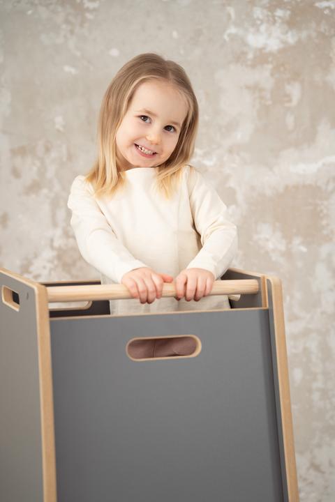 Image du produit Tupti.wood NOWAY - Montessori Lernturm Kitchen Helper Grau