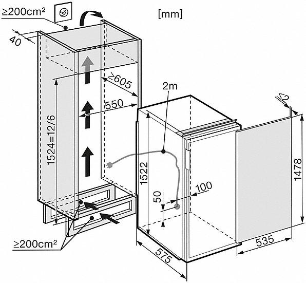 Immagine prodotto Miele K 35543-55 EDF Re (277 l)