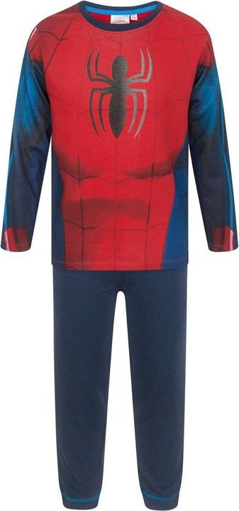 Spiderman Schlafanzug mit langer Hose Jungen (128)