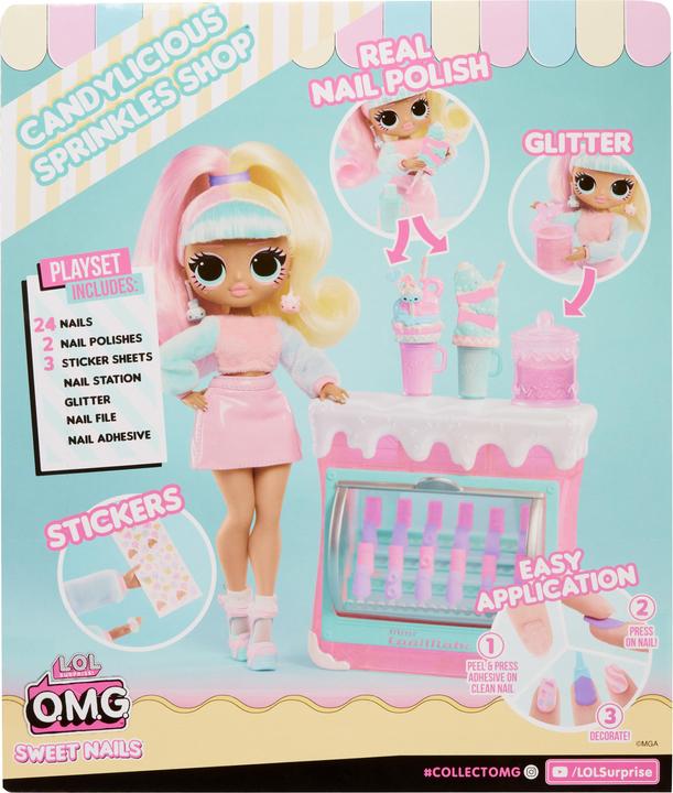 Actual product image MGA OMG Sweet Nails™ - Candylicious Sprinkles Shop