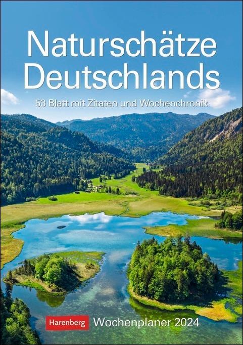 Produktbild Harenberg Naturschätze Deutschlands Wochenplaner 2024 (Deutsch)