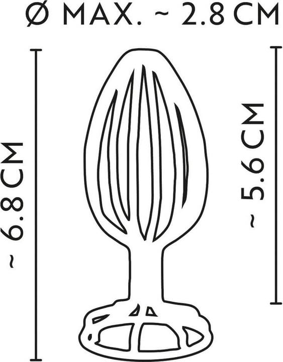 Produktbild Anos Metal Cage Butt Plug 2.8