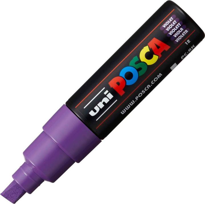 Produktbild Posca Marker PC-8K Keilspitze (Violett, 8 mm, 1 x)