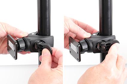 Image du produit Brodit Support de tube pour tubes de 12 à 44 mm de diamètre, fixation avec fonction de serrage rapide