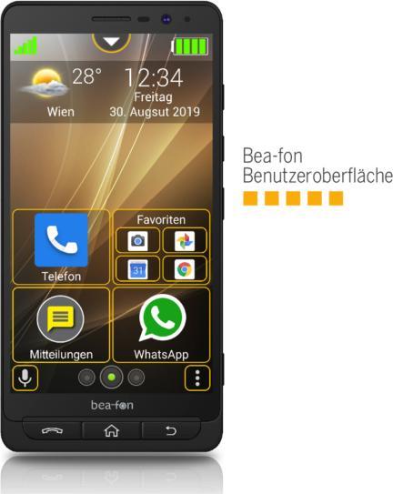 Produktbild Bea-Fon M5 (16 GB, Black, 5.50", Dual SIM, 13 Mpx, 4G)