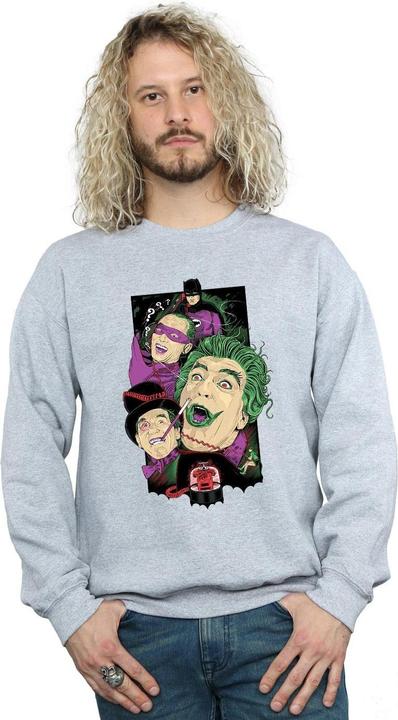 Immagine prodotto Felpa uomo Batman Serie TV Rogues Gallery in cotone (XL)